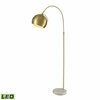 Elk Studio Kopernikus 61'' High 1-Light Floor Lamp - Aged Brass - Includes LED Bulb D3363-LED